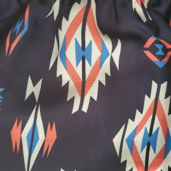 Forever 21 Women's Halter High Neck Backless Geometric Print Mini Dress Small - Picture 12 of 15